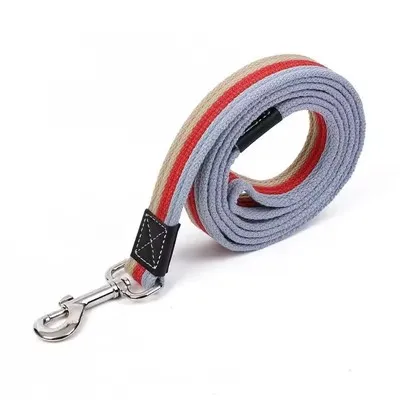 Guinzaglio per cani in tessuto di cotone premium